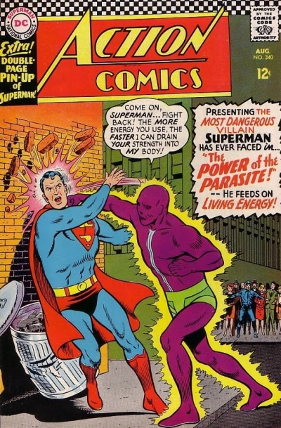 Cover of Power of the Parasite!; The Supergirl Identity Hunt!