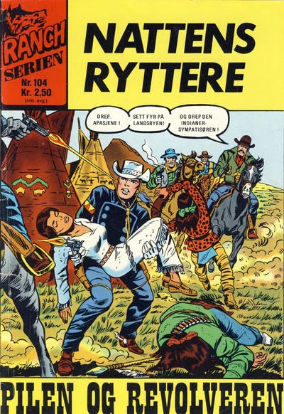 Cover of Nattens Ryttere: Pilen og Revolveren
