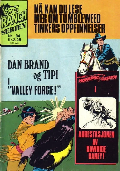 Cover of Dan Brand og Tipi I "Valley Forge!"