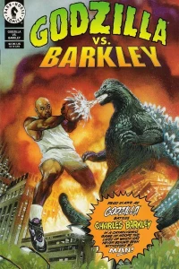 Read in Awe as Godzilla Battles Charles Barkley in a Cataclysmic Game of Hoops the Likes of Which Has Never Before Been Witnessed By Man!