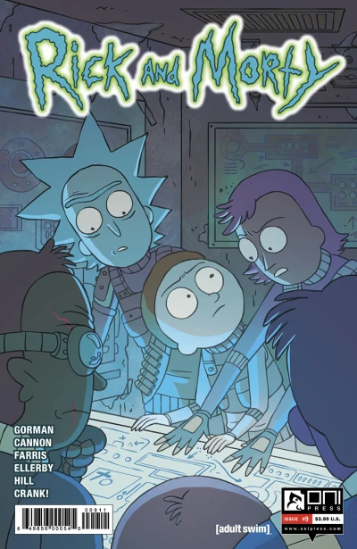 Cover of The Rickfinity Crisis, Part Tw; Rick and Morty in: Into the Void