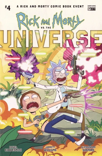 Cover of Rick and Morty vs. the Universes