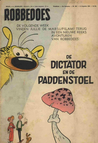 Cover of De Dictator en de Paddenstoel
