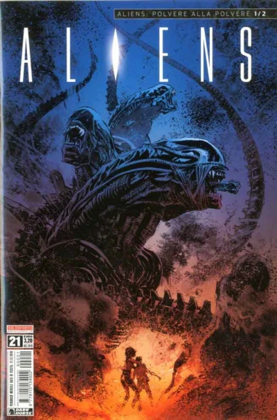 Cover of Aliens: Polvere alla polvere 1/2