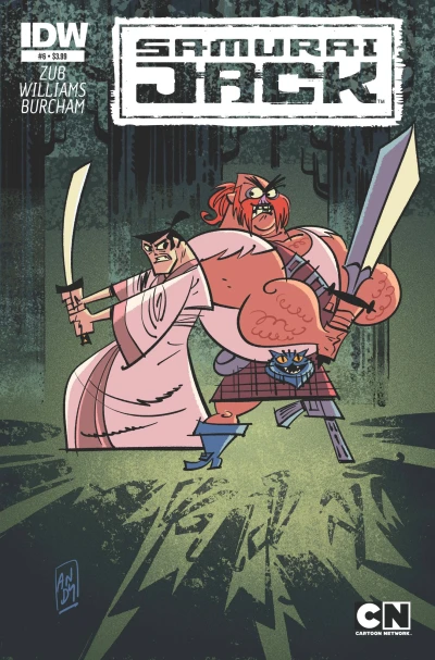 Cover of Samurai Jack and the Scotsman's Curse