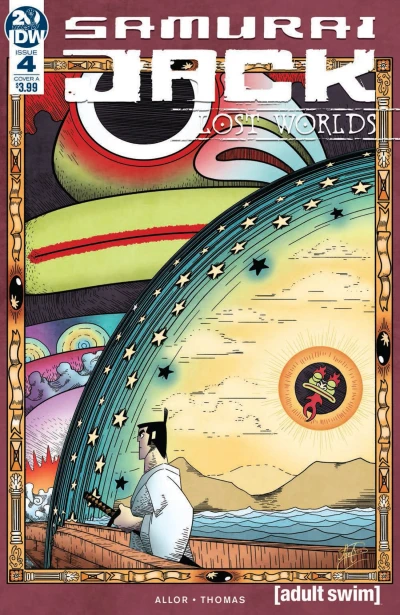 Cover of Samurai Jack and the Flat Earth!