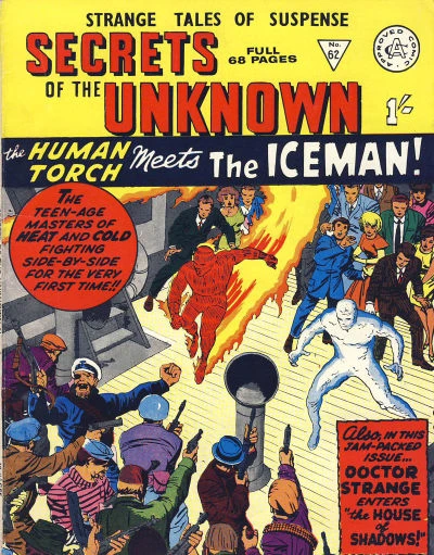 Cover of The Human Torch Meets the Iceman