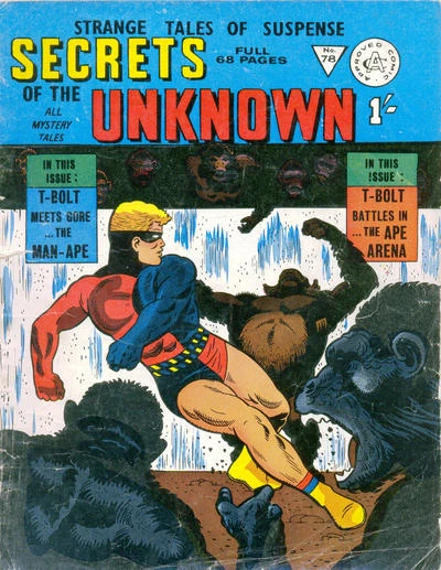 Cover of T-Bolt Meets Gore The Man-Ape