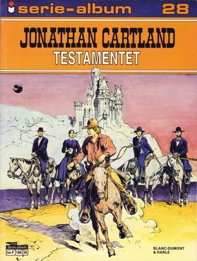 Cover of Jonathan Cartland - Testamentet