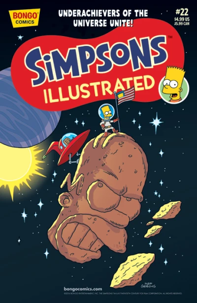 Cover of Bowl Me Over; The True Origin of Radioactive Man; The Simpson Project