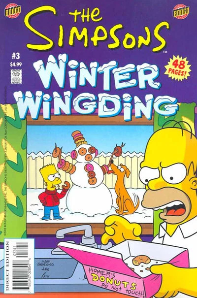 Cover of Yes, Flanders, There Is A Santa Claus; Scared Straight...To Jail;  Not A (Green, Slimy) Creature Was Stirring;  Hibernatin' Homer