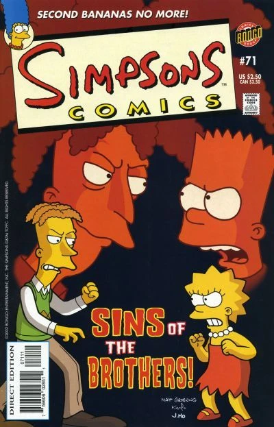 Cover of Simpson/Sideshow Sibling Smackdown