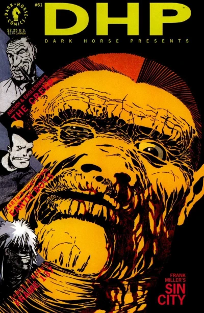 Cover of Sin City; Earth Boys; The Creep; Frame 137