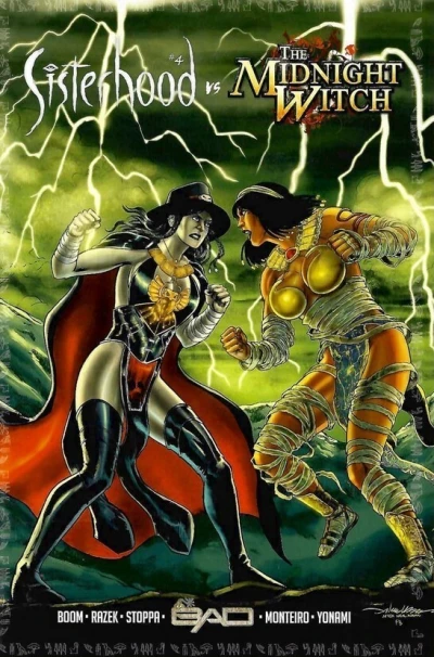 Cover of Sisterhood vs The Midnight Witch