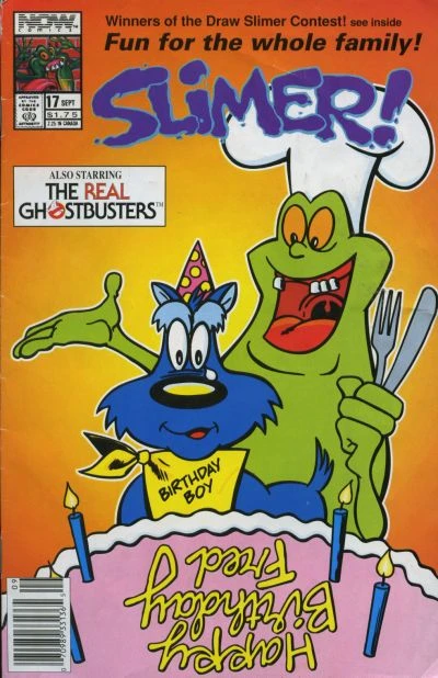 Cover of "Slimer Takes the Cake!"