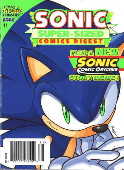 Cover of Sonic Comic Origins: Nicole; Knuckleduster; Total Eclipse Part One: Uninvited Guests