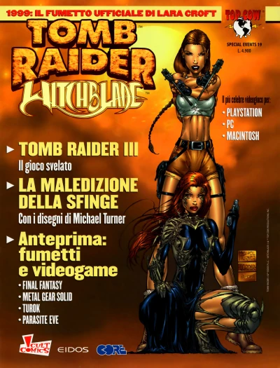 Cover of Tomb Raider/Witchblade 2: La maledizione della sfinge