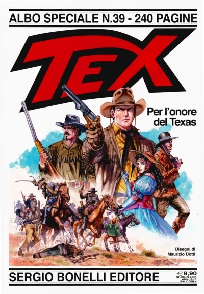 Cover of Per l'onore del Texas