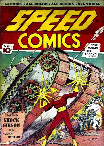 Cover of Speed Comics