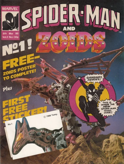 Cover of Spider-Man and Zoids 1