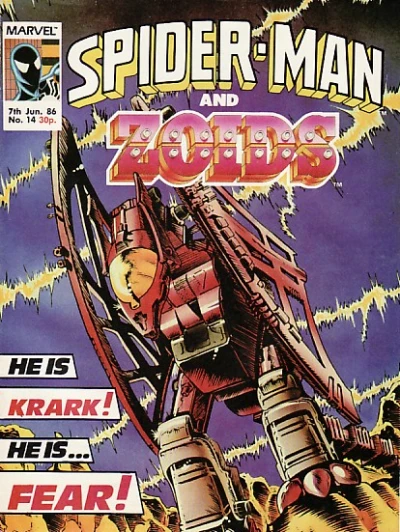 Cover of Spider-Man and Zoids 14
