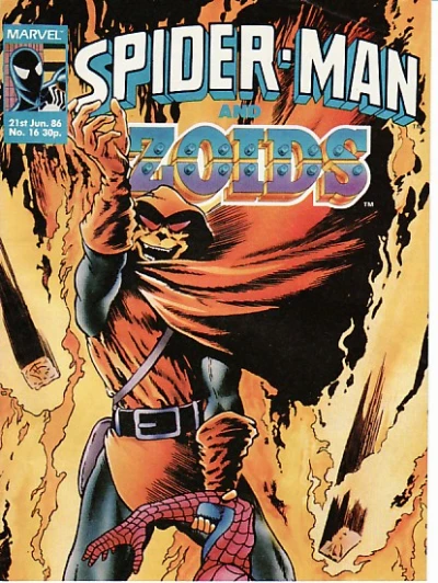 Cover of Spider-Man and Zoids 16