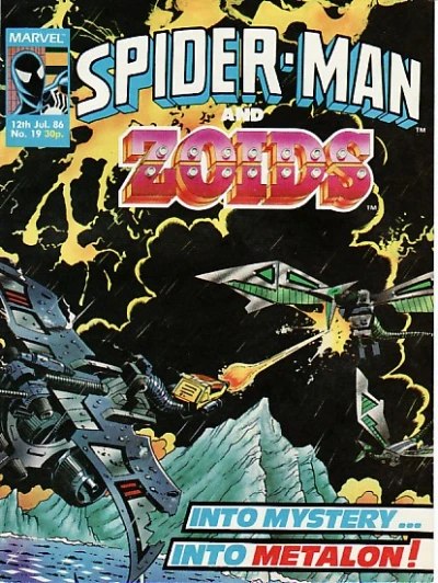 Cover of Spider-Man and Zoids 19
