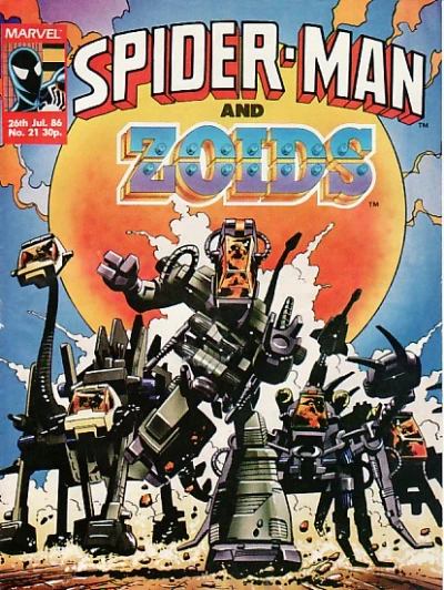 Cover of Spider-Man and Zoids 21