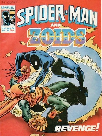 Cover of Spider-Man and Zoids 28