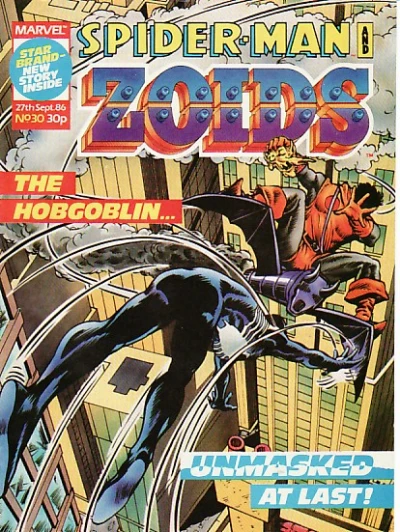 Cover of Spider-Man and Zoids 30