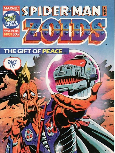 Cover of Spider-Man and Zoids 31