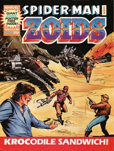 Cover of Spider-Man and Zoids 33