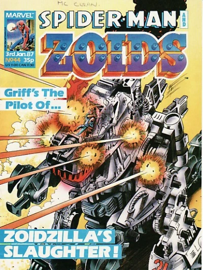 Cover of Spider-Man and Zoids 44