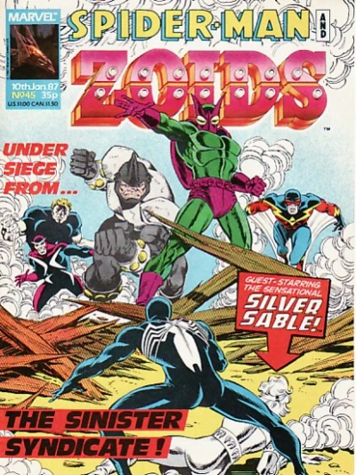 Cover of Spider-Man and Zoids 45