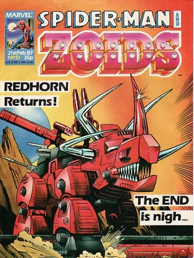 Cover of Spider-Man and Zoids 51