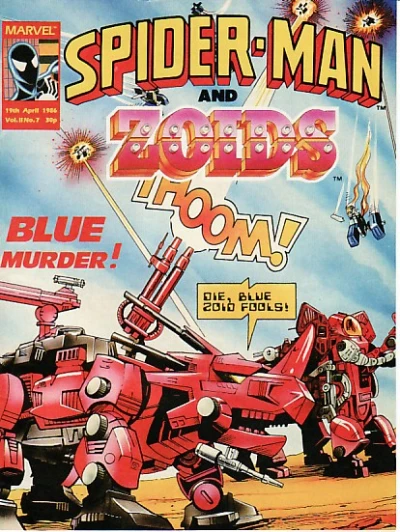 Cover of Spider-Man and Zoids 7