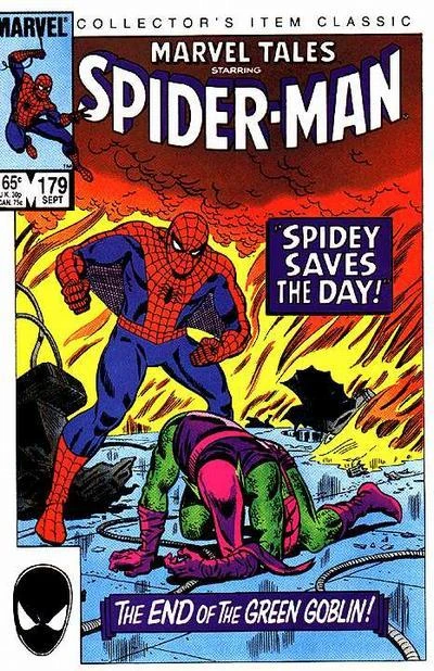 Cover of "Spidy Saves The Day!" Featuring The End of the Green Goblin!