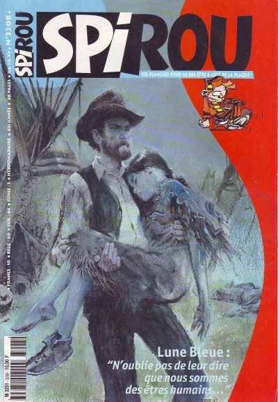 Cover of Lune Bleue : "N'oublie pas de leur dire que nous sommes des êtres humains..."