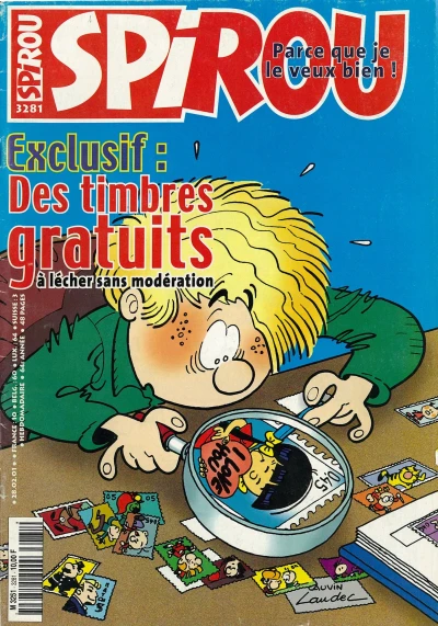 Cover of Exclusif : des timbres gratuits à lécher sans modération