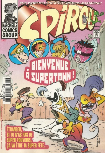 Cover of Bienvenue à Supertown !