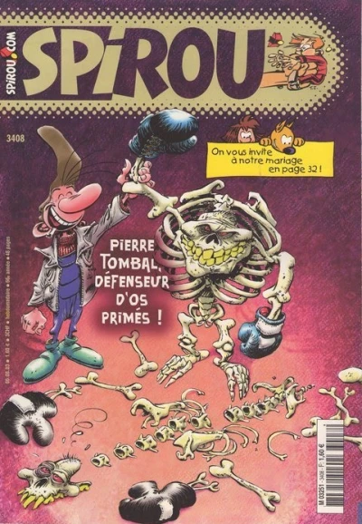 Cover of Pierre Tombal, défenseur d'os primés !