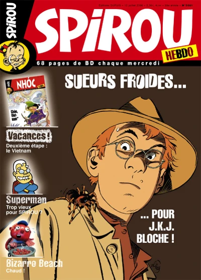Cover of Sueurs froides pour J.K.J. Bloche !