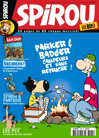 Cover of Parker & Badger, campeurs et sans reproche !