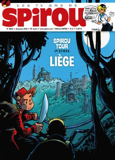 Cover of Spirou Tour, 1re étape : Liège