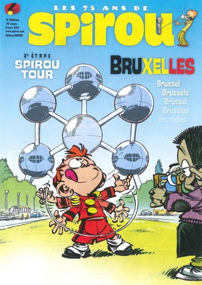 Cover of Spirou Tour, 2e étape : Bruxelles