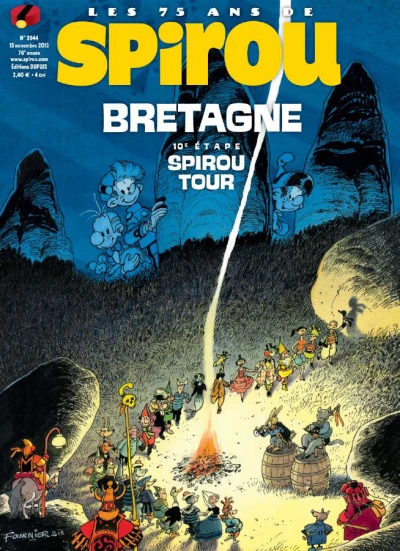 Cover of Spirou Tour, 10e étape : Bretagne