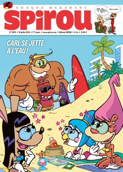 Cover of Carl se jette à l'eau !