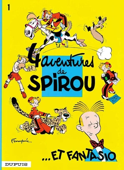 Cover of Quatre aventures de Spirou et Fantasio