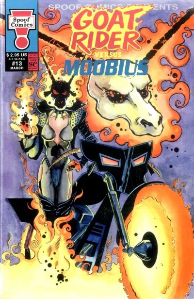 Cover of Goat Rider  Versus Moobius