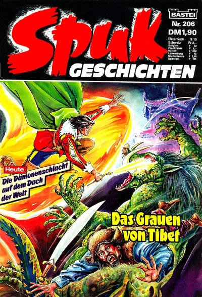 Cover of Das Grauen von Tibet